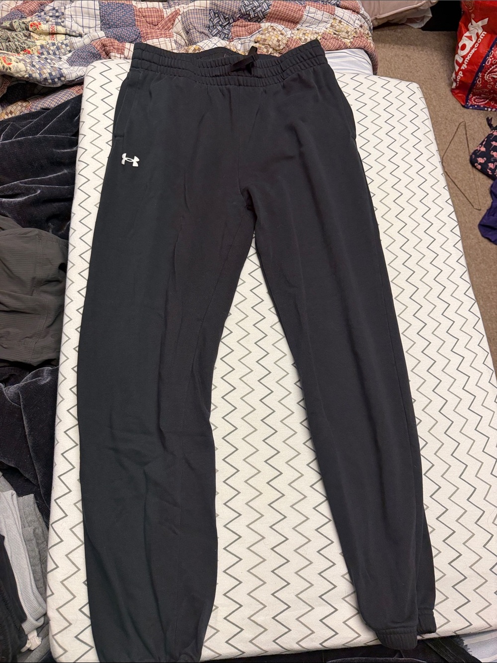 Under Armour Black Performance Track Pants